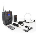thumbnail image 1 of PYLE PWMA83UFM - Portable PA Speaker System, Microphone & Music Player, FM Radio, Includes Lavalier/Headset Mics, 1 of 4