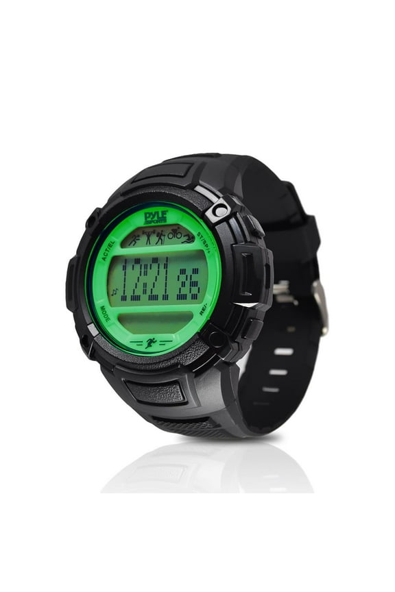 -SPORT PAST44GN - Pedometer, Sleep Monitor Wrist Watch (Green)