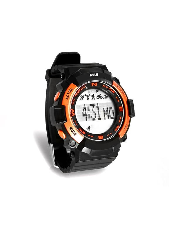 -SPORT PSPTR19OR - Multi-Function Sports Wrist Watch, Sleep Monitor, Pedometer Step Counter and Stop Watch (Orange)