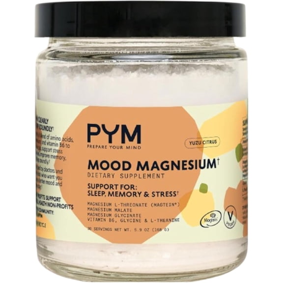 PYM Mood Magnesium Yuzu Citrus 5.5 Oz 30 Servings