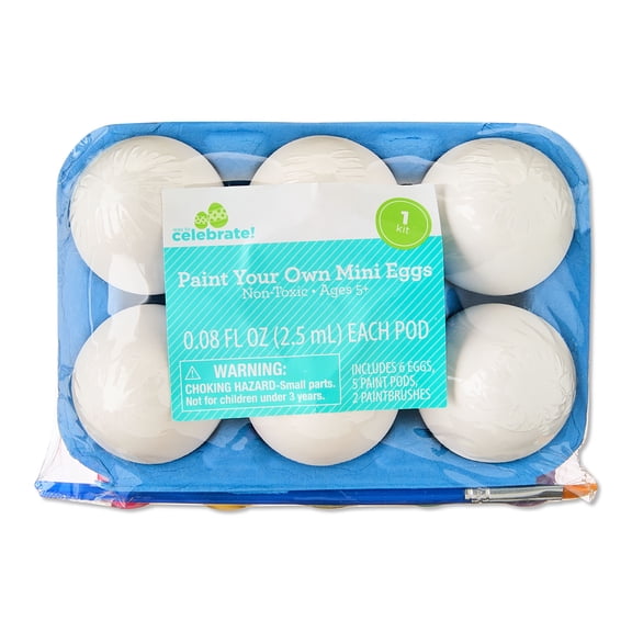 Paint Your Own Mini Eggs Kit, 13 Pieces, Easter by Way To Celebrate