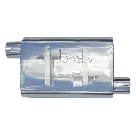 Pypes Performance Exhaust Street Muffler 3in Offset/Offset Each
