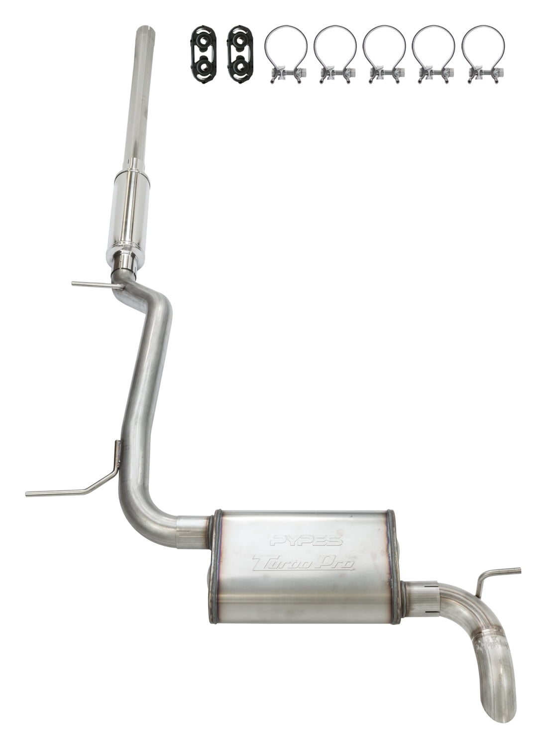 PYPES PERFORMANCE EXHAUST 07-18 Jeep JK Cat Back Exhaust partNumber: SJJ21T