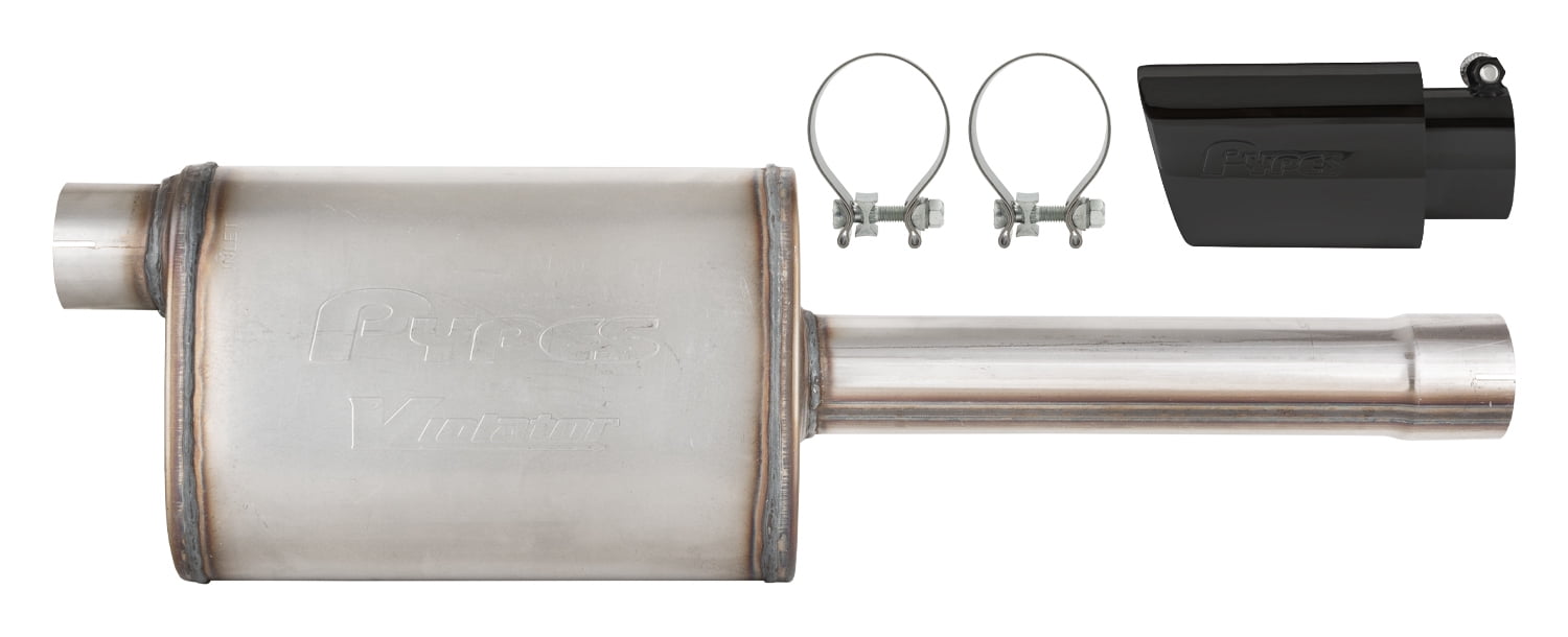 PYPES PERFORMANCE EXHAUST 19-25 GM P/U Muffler/Tip Kit Black partNumber: SGT32VB