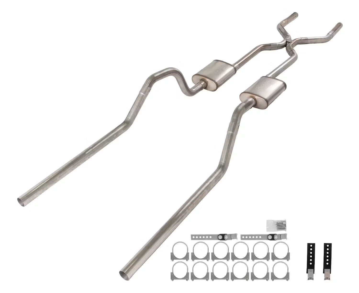 PYPES PERFORMANCE EXHAUST 65-70 Chevy B-Body H-Pip Crossmember Back Exhaust partNumber: SGB45S