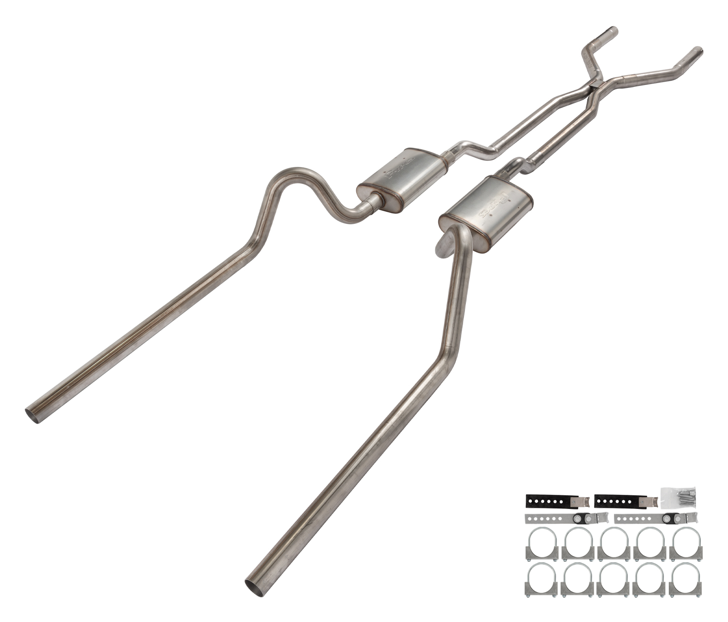 PYPES PERFORMANCE EXHAUST 66-71 Ford Fairlane Crossmember Back Exhaust partNumber: SFF41S