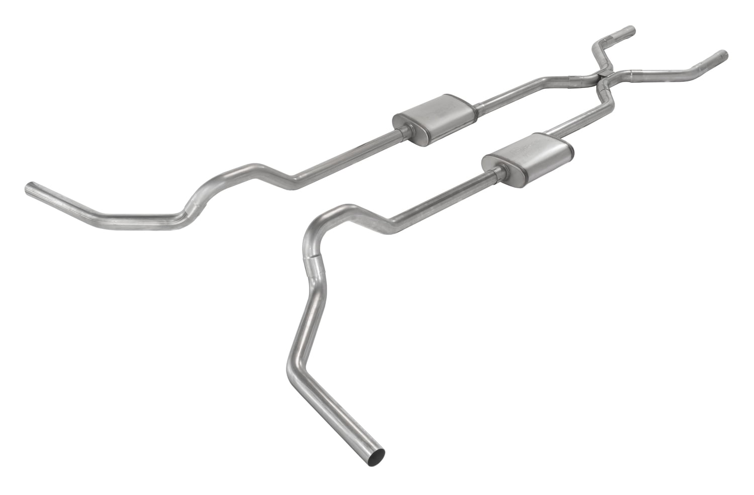 PYPES PERFORMANCE EXHAUST 67-74 GM P/U Crossmember Back Exhaust partNumber: SGT78V