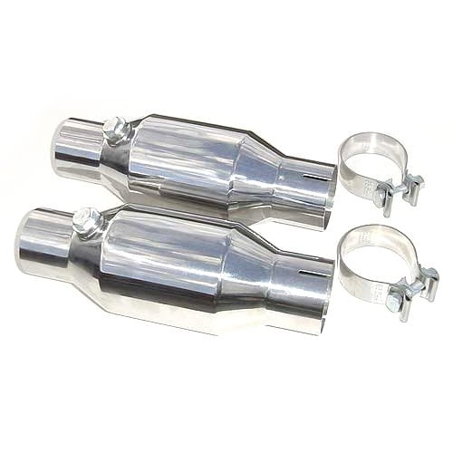 PYPES PERFORMANCE EXHAUST CVM10K Catalytic Converters and Components Catalytic Coverter kit Pair 2.5in Hi Flow