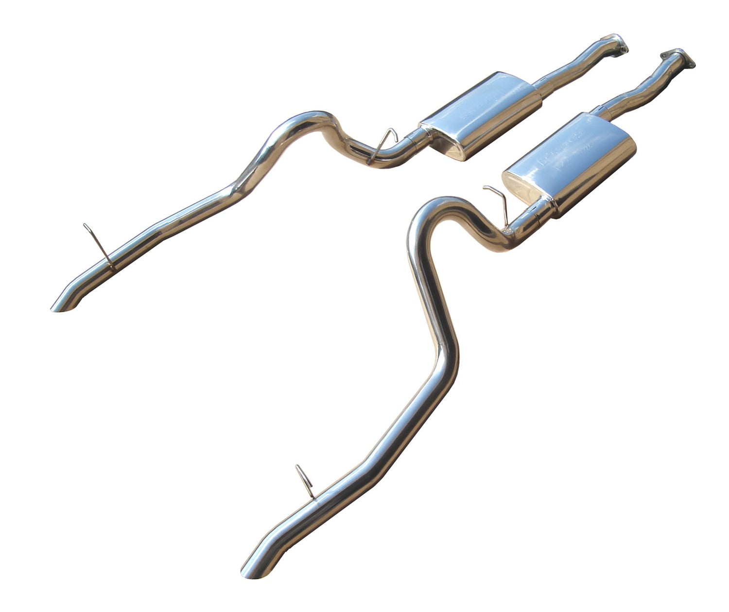 Pypes 86-93 Mustang 5.0L 2.5in Exhaust System SFM10V