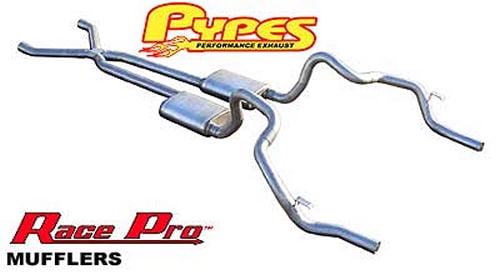 PYPES PERFORMANCE EXHAUST SGF11R Exhaust Systems 70-81 F-Body 2.5in Exhau st System w/X-Pipe
