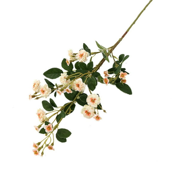 PYPESEEWY Cheap Summer Wreath Flower Wreaths for Front Door Artificial Rose Long Stem Artificial Flowers Rustic Fall Decor Silk Flowre for Tall Vase Silk Flowers Arrangement Flower Long Flowers