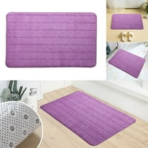 PYPESEEWY Clearance Memory Foam Bath Mat Rug Ultra Soft and Non-Slip Bathroom Rugs Muebles Para El Hogar Shower Matt for Bathroom Floor Bathroom Rugs Chenille Black Rug Small Bathroom Runners