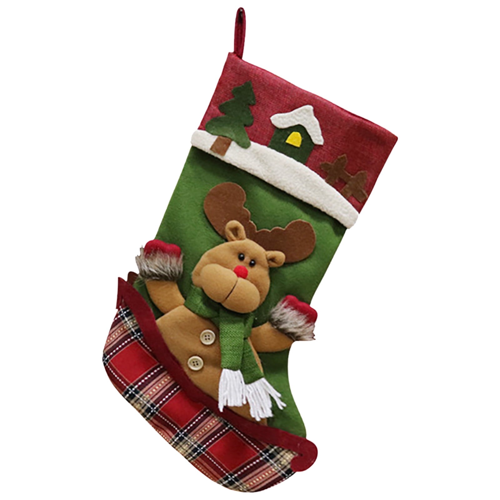 PYPESEEWY Clearance Sale Merry Christmas Christmas Stocking Soft Long