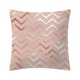 PYPESEEWY Deals Home Decor Living Room Rose Gold Pink Cushion Cover