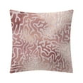 PYPESEEWY Deals Home Decor Rose Gold Pink Cushion Cover Square