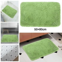 PYPESEEWY Warehouse Striped Bathroom Rug Mat Extra Thick and Absorbent Bath Rugs Tapetes Para Baño Chenille Bath Mats for Bathroom Grey Shower Mat Non Slip Bath Mat for Elderly Red Bath Mats