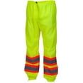thumbnail image 1 of Pyramex RMP10 Supplemental Class E Hi-Vis Lime Pants with Contrasting Trim, Hi-Vis Lime, 4XL/5XL, 1 of 3