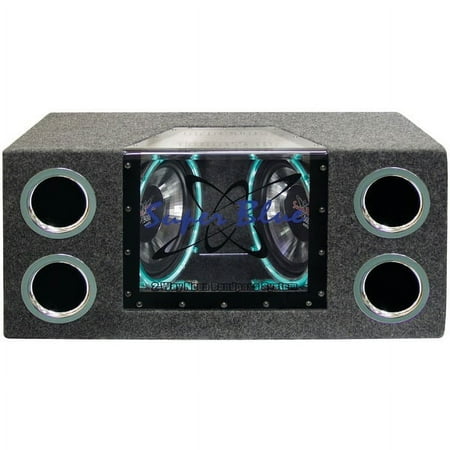 PYRAMID BNPS102 10" 1000W Subwoofer Enclosure Subs Box + Audiopipe Amplifier Amp