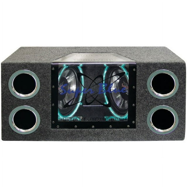 PYRAMID BNPS102 10" 1000W Subwoofer Enclosure Subs Box + Audiopipe