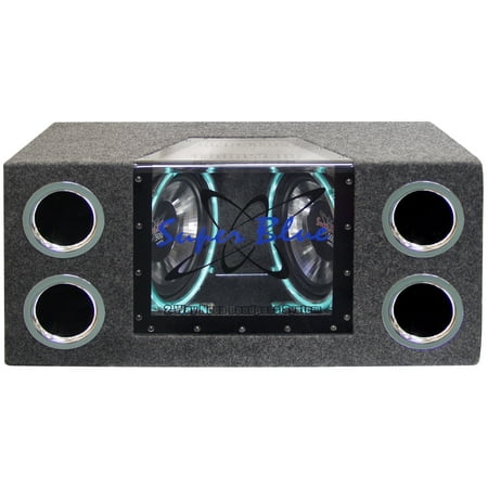 PYRAMID BNPS122 12"1200W Car Audio Sub Box Subwoofer Bandpass Box Subs