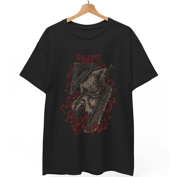 PYRAMID HEAD T-SHIRT, Silent Hill 2 JAMES TEE, Horror Anime, Unisex Tee