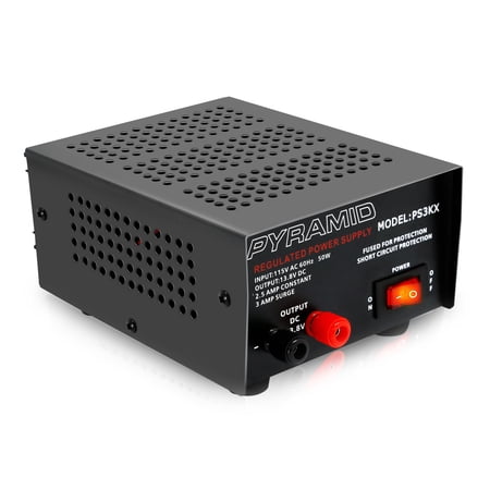 PYRAMID PS3KX - Bench Power Supply, AC-to-DC Power Converter (2.5 Amp)