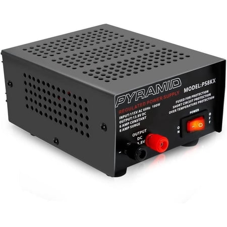PYRAMID PS8KX - Bench Power Supply, AC-to-DC Power Converter (6 Amp)