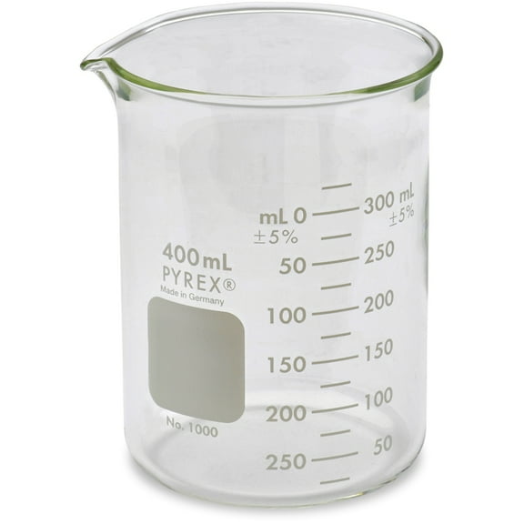 PYREX 1000-400, 400ml Beaker, Griffin Low Form (Single)