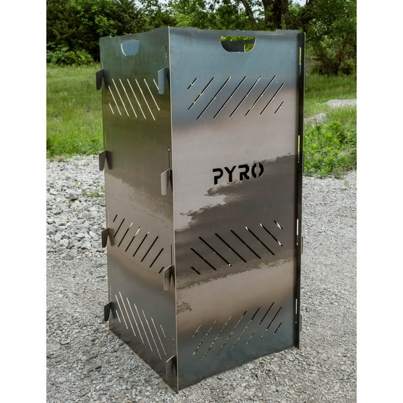 PYRO Large Burn Cage/Barrel Incinerator 48" - 14 gauge