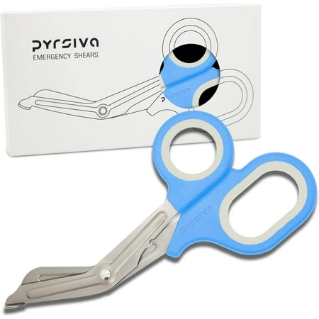 PYRSIVA Trauma Shears for Nurses - Premium Medical Scissors for Nurses, First Aid Scissors for EMT and EMS, Professional Bandage Scissors for Wound Care, Tactical Scissors for Precise Cuts