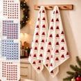 thumbnail image 1 of PYURTEP Christmas Hand Towels, 2 Pcs Soft Absorbent Holiday Kitchen Towels, Decorative Hand Towel for Christmas Bathroom Kitchen, 23.6 x 15.8 inch, 1 of 7