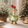 thumbnail image 1 of PYURTEP Christmas Porch Goose Outfits, 7 inch Mini Xmas Tree Suit, Decorative Reusable Goose Outfits for Statue Christmas Desktop Decor, 1 of 7