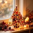 thumbnail image 1 of PYURTEP DIY Beaded Christmas Tree Kit, Winter 3D Bead Holiday Craft Set for Adults, Creative Handmade Small Christmas Tree for Holiday Gift, 1 of 5