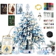 thumbnail image 1 of PYURTEP DIY Beaded Christmas Tree Kit, Winter 3D Bead Holiday Craft Set for Adults, Creative Handmade Small Christmas Tree for Holiday Gift, 1 of 6