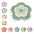 thumbnail image 1 of PYURTEP Flower Shaped Bathroom Rugs Non-Slip Layered Bath Mat Super Cute Quick Drying Bath Rugs, Floral Soft and Fluffy Floor Mat for Bathroom, 1 of 6
