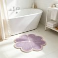 thumbnail image 1 of PYURTEP Four-Leaf Clover Bathroom Rugs, Non-Slip Quick Drainage Bath Mat with Hollow Design, Cute Decorative Floor Mat for Bathroom, Entryway, 1 of 6