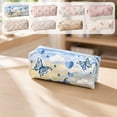 thumbnail image 1 of PYURTEP Pencil Case, Cute Floral Cherry Print Pencil Pouch, Multifunctional Small Makeup Storage Bag for Teens Girls School Office Organizer, 1 of 4