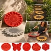 Yintiny Reusable Sunflower Stepping Stone Mold, 15 Inch Concrete Paver ...