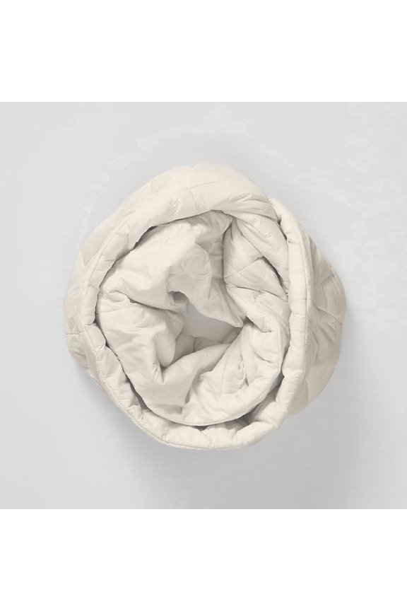 Swirl Scarf, Infinity Design, Weighted Apparel, Natural