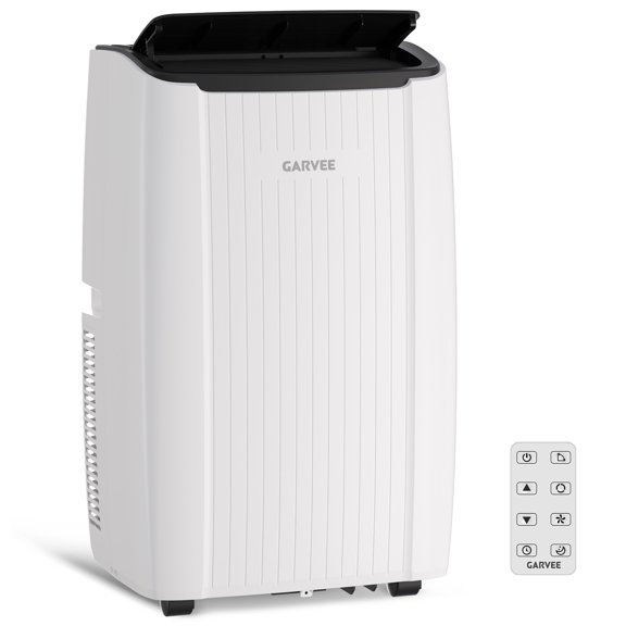 PYY 12000 BTU Portable Air Conditioner for Bedroom, Home Office and Living Room, Freestanding AC Unit Cools up to 500 Sq.Ft, Quiet Operation with Remote Control, White