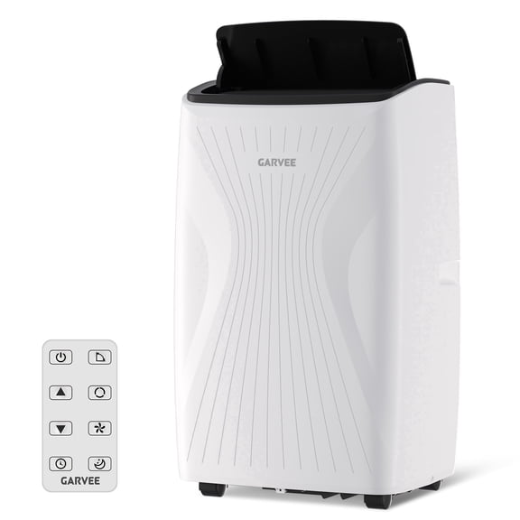 PYY 14000 BTU Portable Air Conditioner, Fast Cooling AC Unit for Rooms up to 500-800 Sq.Ft, 50dB Quiet Operation, Portable Room AC with Remote Control & Push Button, ETL Certified, White