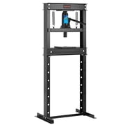 PYY 20-Ton H-Frame Hydraulic Shop Press - Heavy-Duty Manual Floor Garage Press - Adjustable Height Bed - Press Plates Included - Built-In Relief Valve - Black, 20Ton