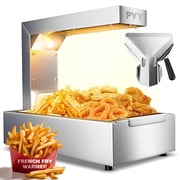 PYY French Fry Warmer - Commercial Food Heat Lamp Food Warmer Light 122 F Free-Standing Warming Fry Dump Station Countertop Fries Warmer Commercial Food Warmer for Chips Churros Buffet Restaurant