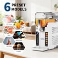 thumbnail image 1 of PYY No Ice Needed Slushie Machine for Home – 70oz Large Capacity Frozen Drink Maker with LED Display, 6 Preset Programs, Self-Cleaning – For Margaritas, Frappés, Smoothies, Ice Cream – Milky White, 1 of 8