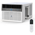 thumbnail image 1 of PYY Ultra Quiet U-Shaped Window Air Conditioner 8,000 BTU – Smart Inverter, Cools Up to 450 Sq.Ft, Energy Efficient, WiFi & Voice Control, Easy Install, Open Window Flexibility – White, With WiFi, 1 of 7
