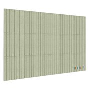 PYY Wall-Mount Fabric Bulletin Board for Office & School - Pin-Friendly Notice & Memo Display Board for Presentations - Blue-Gray