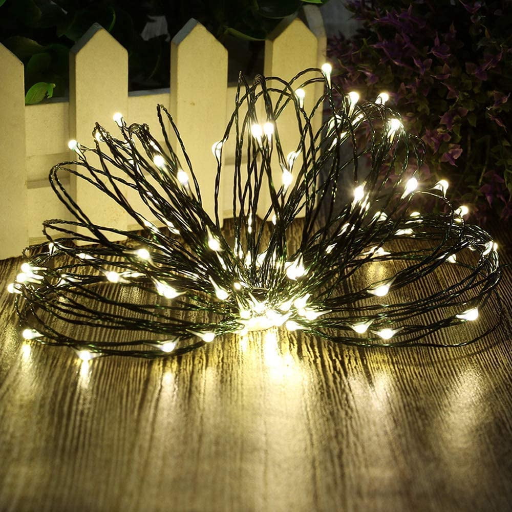 PYYAN-Battery Operated Starry Lights - 18FT 50 Micro LEDs, Warm White ...