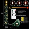 thumbnail image 1 of PYYAN-Christmas Tree Flameless Taper Candles with String Lights, Battery Operated with Remote and Timer, Real Wax LED Taper Candles with 3D Wick for Christmas Decoration, 1 of 4