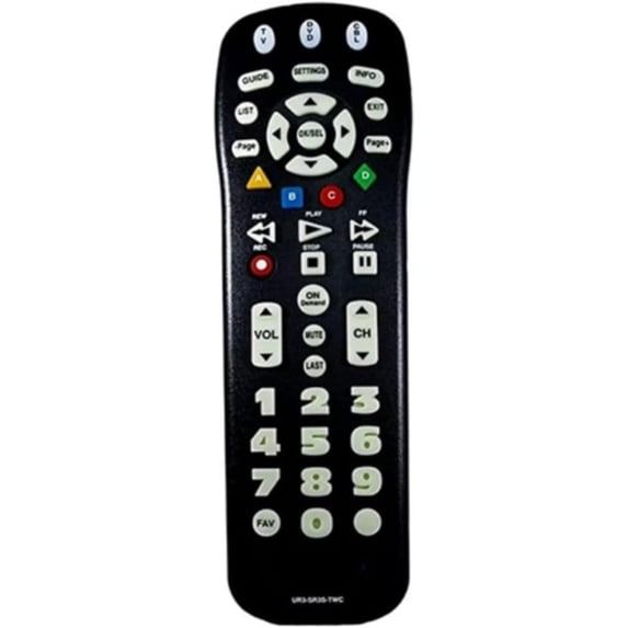 PYYAN-DomilloSales TV Remote Control UR3-SR3S Big Button Remote Control Replacement for Spectrum Set-top Cable Boxes