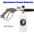 thumbnail image 1 of PYYAN-Foam Cannon with 1/4 Inch Quick Connector, 1 Liter, 5 Pressure Washer Nozzle Tips, 1 of 4